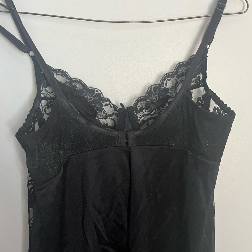 Vintage lace black slip - Picture 3 of 3